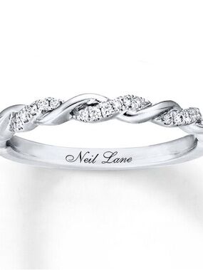 Neil Lane Twisted Diamond Accent Ring in White